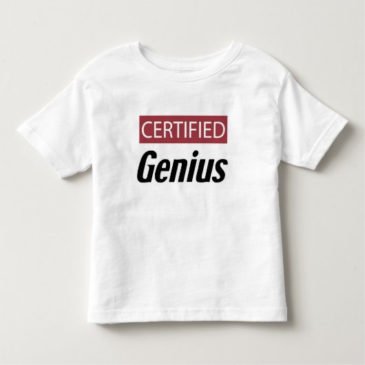 Certified Genius トドラーTシャツ (正面)