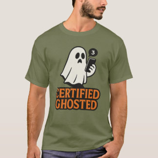Certified Ghosted Tシャツ - おもしろ幽霊ハロウィン