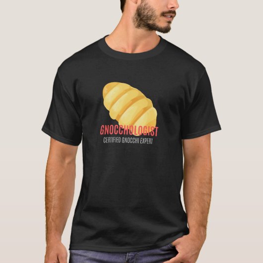 CERTIFIED GNOCCHI EXPERT Tシャツ (正面)