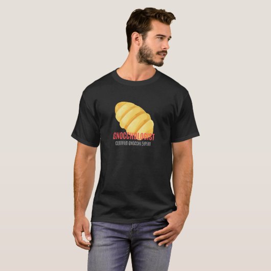 CERTIFIED GNOCCHI EXPERT Tシャツ (正面フル)