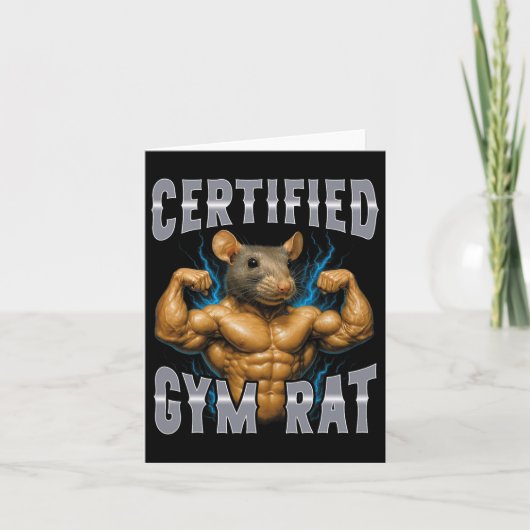 Certified Gym Rat  カード (正面)