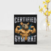 Certified Gym Rat  カード (黄色い花)
