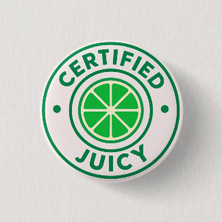 Certified Juicy™ – ライム バッジピン 缶バッジ