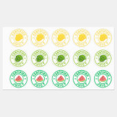 Certified Juicy Fruit Sticker Sheet ラベル (シート)