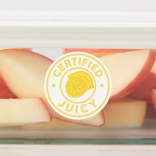 Certified Juicy Fruit Sticker Sheet ラベル (貼付)