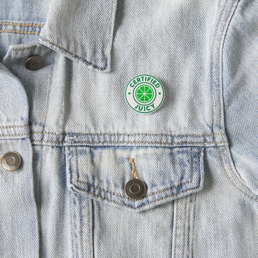 Certified Juicy™ – Lime Badge Pin 缶バッジ (インサイチュ)