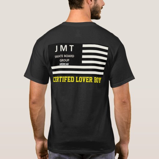 CERTIFIED LOVER BOY Basic Dark Tシャツ (裏面)