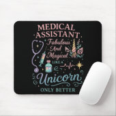 Certified Medical Istant Unicorn Cma Medical Istan マウスパッド (マウス)