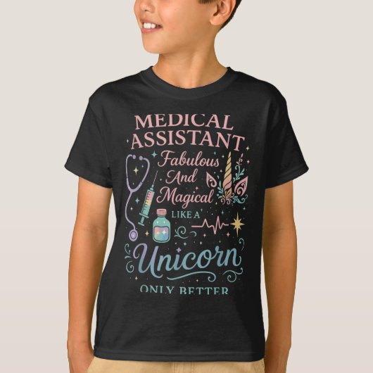 Certified Medical Istant Unicorn Cma Medical Istan Tシャツ (正面)