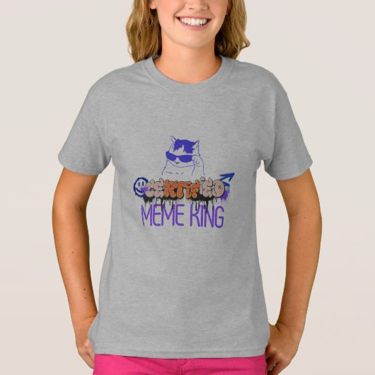 Certified Meme King Cat Tシャツ (正面)