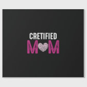 certified mom ラッピングペーパー (フラット)