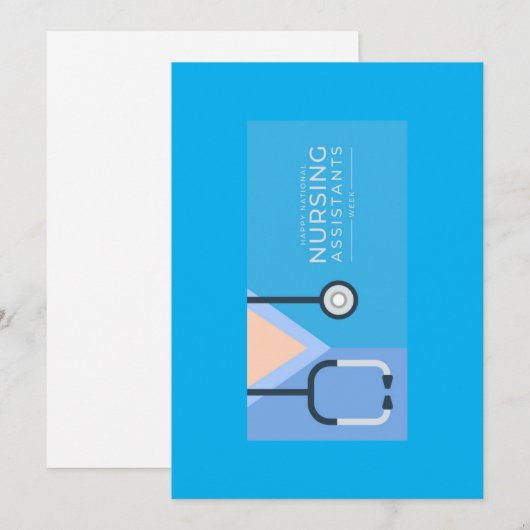 Certified Nurse's Aide Week Greeting Card シーズンカード (正面/裏面)