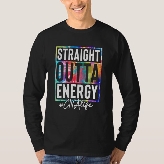 Certified Nursing Assistant CNA Life Straight Outt Tシャツ (正面)