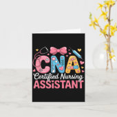 Certified Nursing Istant Nurse Aide Nurse Istant C カード (黄色い花)