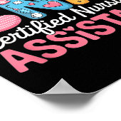 Certified Nursing Istant Nurse Aide Nurse Istant C ポスター (角)