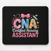 Certified Nursing Istant Nurse Aide Nurse Istant C マウスパッド (正面)