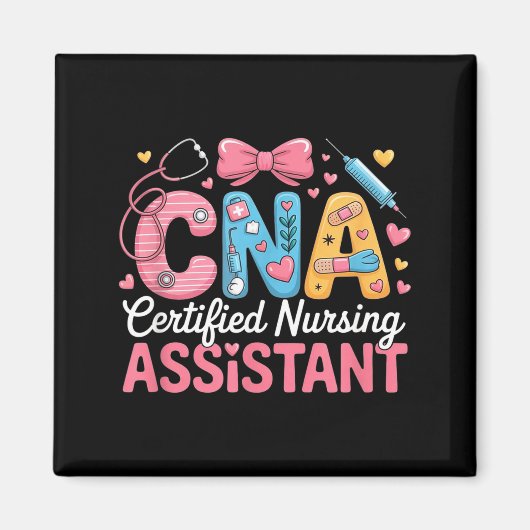 Certified Nursing Istant Nurse Aide Nurse Istant C マグネット (正面)