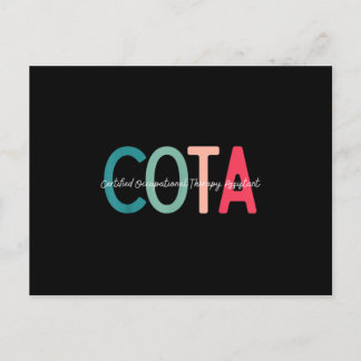Certified Occupational Therapy Assistant for OT Mo 案内ポストカード
