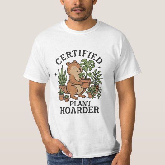 Certified Plant Hoarder Tシャツ (正面)