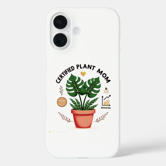 Certified Plant Mom & CEO» Case-Mate iPhoneケース (裏面)