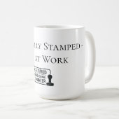 Certified Professional Engineer Congratulatory コーヒーマグカップ (正面右)