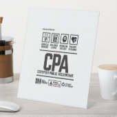 certified public accountant-CPA 台座サイン (インサイチュ)