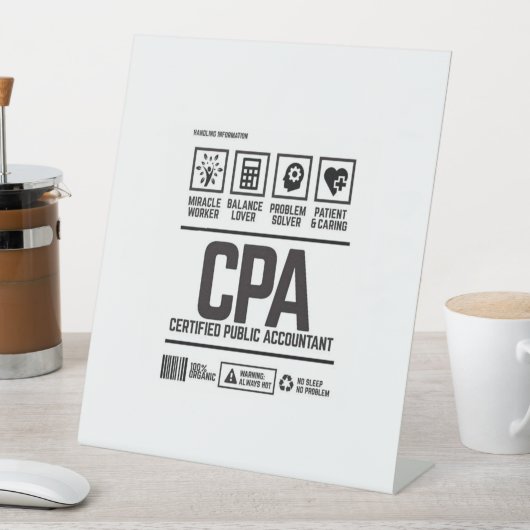 certified public accountant-CPA 台座サイン (インサイチュ)