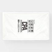 certified public accountant-CPA 横断幕 (横)