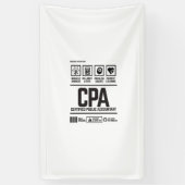 certified public accountant-CPA 横断幕 (縦)