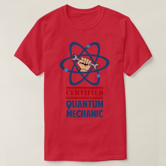 Certified Quantum整備士 Tシャツ (デザイン正面)