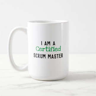 Certified SCRUM MASTER コーヒーマグカップ