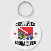 Certified SCUBA Diver キーホルダー (正面)