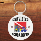 Certified SCUBA Diver キーホルダー (正面)