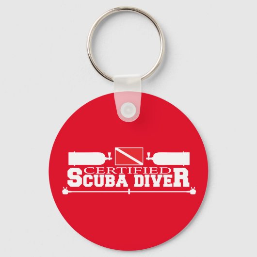 Certified Scuba Diver Keychain キーホルダー (正面)