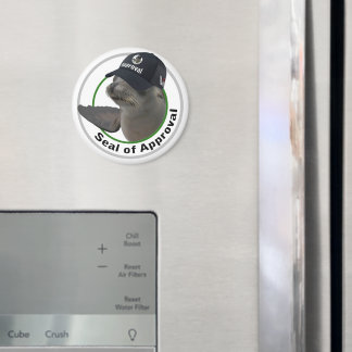 Certified Seal of Approval | 無表情のシールマグネット マグネット