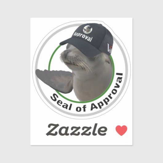 Certified Seal of Approval | Deadpan Vinyl Sticker シール (シート)