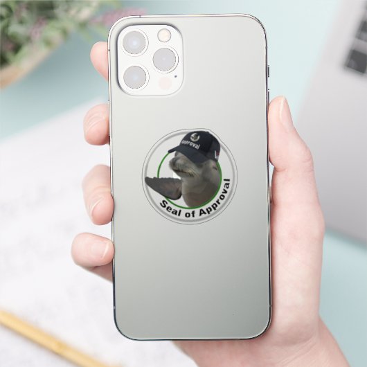 Certified Seal of Approval | Deadpan Vinyl Sticker シール (スマートフォン)