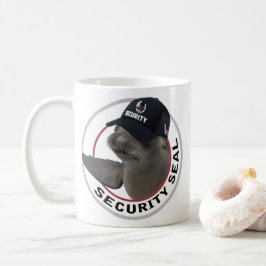 Certified Security Seal | デッドパンのアザラシ コーヒーマグカップ