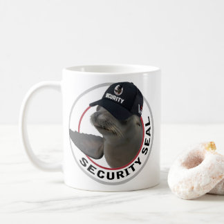 Certified Security Seal | デッドパンのアザラシ コーヒーマグカップ