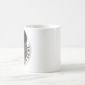 Certified Security Seal | Deadpan Seal コーヒーマグカップ (中央)