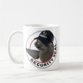 Certified Security Seal | Deadpan Seal コーヒーマグカップ (左)