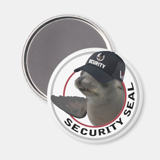 Certified Security Seal | Deadpan Seal Magnet マグネット (正面/裏面)