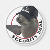 Certified Security Seal | Deadpan Seal Magnet マグネット (正面)