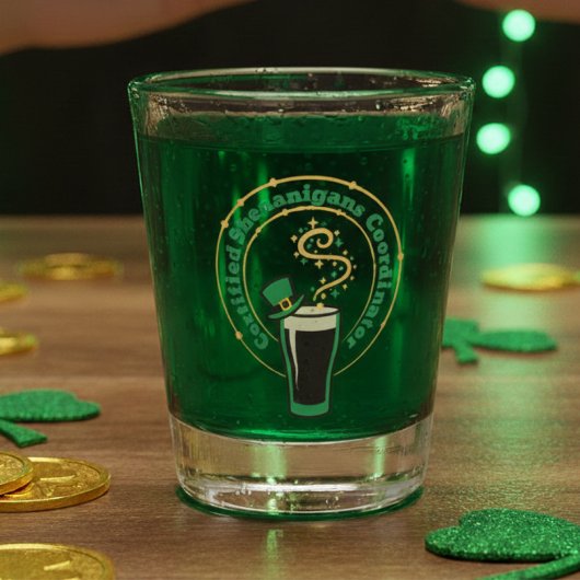 Certified Shenanigans Shot Glass – Party ショットグラス