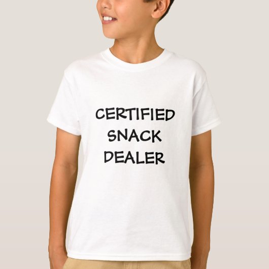 CERTIFIED   SNACK   DEALER Tシャツ (正面)
