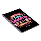 Certified Teen Daughter Negotiator Funny Parenting ノートブック (右側)