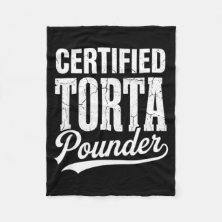 Certified Torta Under Chicano Slang Urban Humor  フリースブランケット