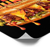 Certified Torta Under Funny Mexican Food Lover  ポスター (角)