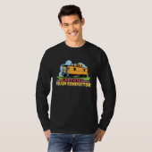 Certified Train Conductor Transport Railway Tシャツ (正面フル)