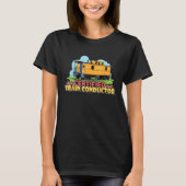 Certified Train Conductor Transport Railway Tシャツ (正面)